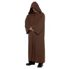 Brown Hooded Cloak Adult Costume