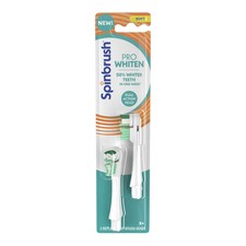 Spinbrush New PRO WHITEN Replacement Heads, Electric Toothbrush Refills, Soft Br