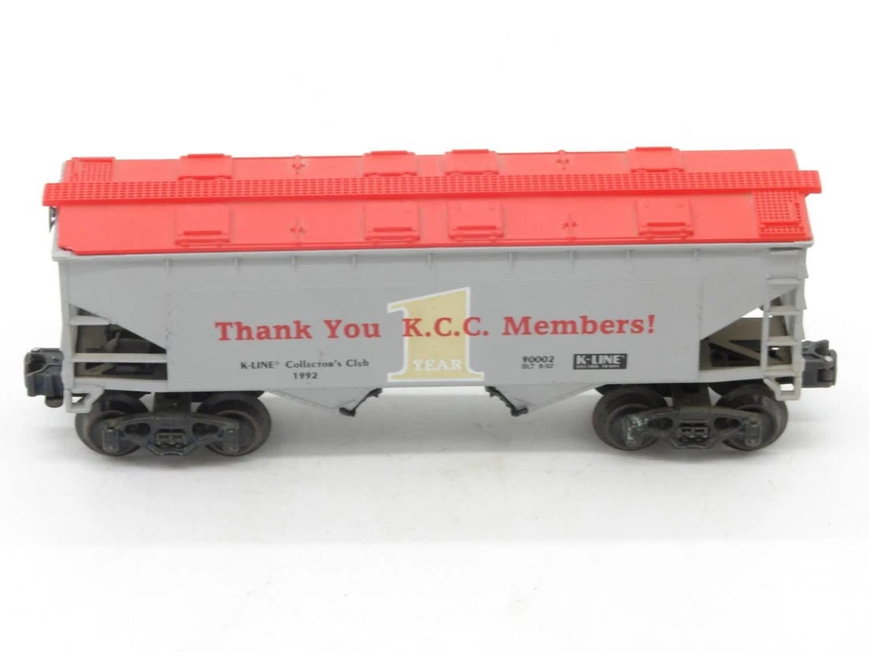 K-Line O Gauge 1992 K.C.C. Collectors Club Car Covered Hopper - Image 4 of 4