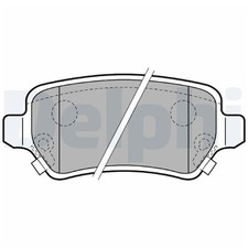 Satz Bremsbeläge Bremsklötze hinten für Opel Astra F T92 G F70 T98 F35 | 2442