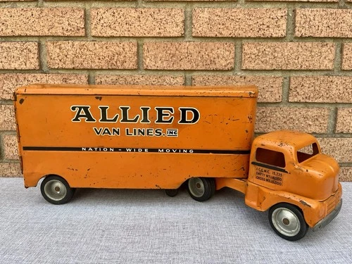 1951-1952 Tonka Allied Van Lines Semi No. 400 All Original