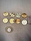 1950P/1950D/1955P FRANKLIN HALF CH. BRILLIANT UNC. 90% SILVER BU 8 COINS