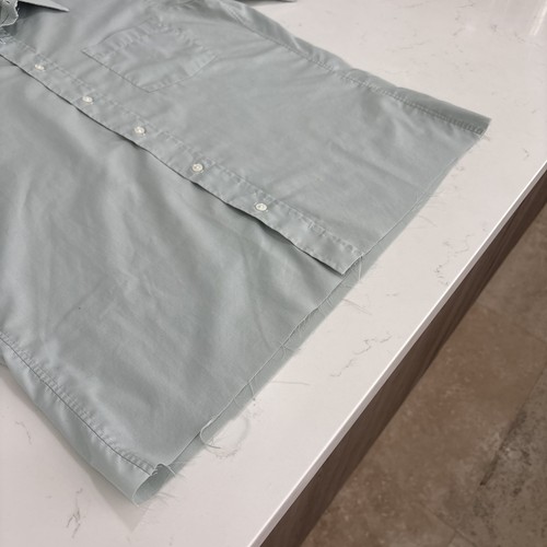 Christian Dior Monsieur Cropped Button Down Mens Green Size 15 1/2 (32-33) - Picture 6 of 12
