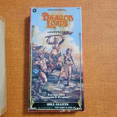 GRENADIER - DRAGON LORDS GIANT'S CLUB - HILL GIANTS 3505 COMPLETE, NMint