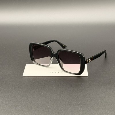 Gucci GG-0632-S 001 Women Square Sunglasses Black for sale  display picture 3