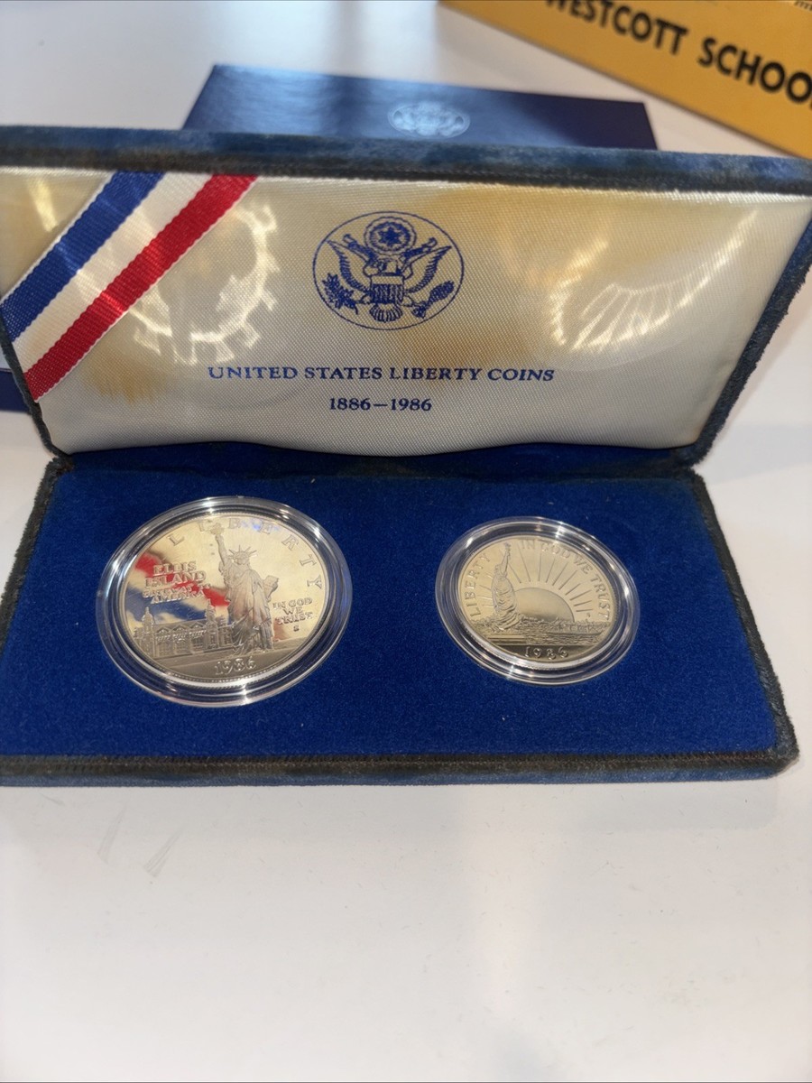 United States Liberty Coins 1886-1986 S Proof Silver With Case | eBay