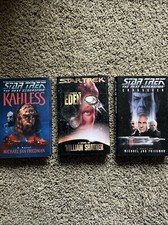 3 Star Trek Hardcover Books With Book Jackets