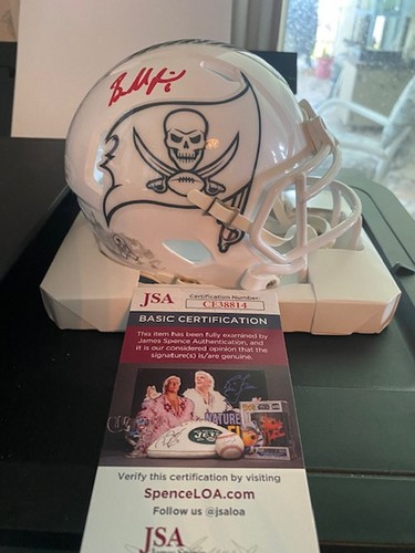 BAKER MAYFIELD SIGNED TAMPA BAY BUCCANEERS STS 3 MINI HELMET JSA COA - 第 1/4 張圖片