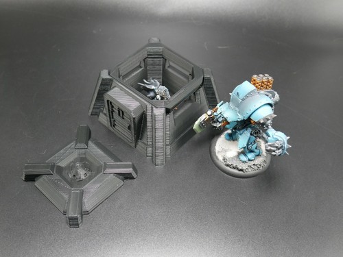 Tabletop Terrain Small Bunker Pillbox for Star Wars Legion, 40k, Age of Sigmar - Picture 9 of 12
