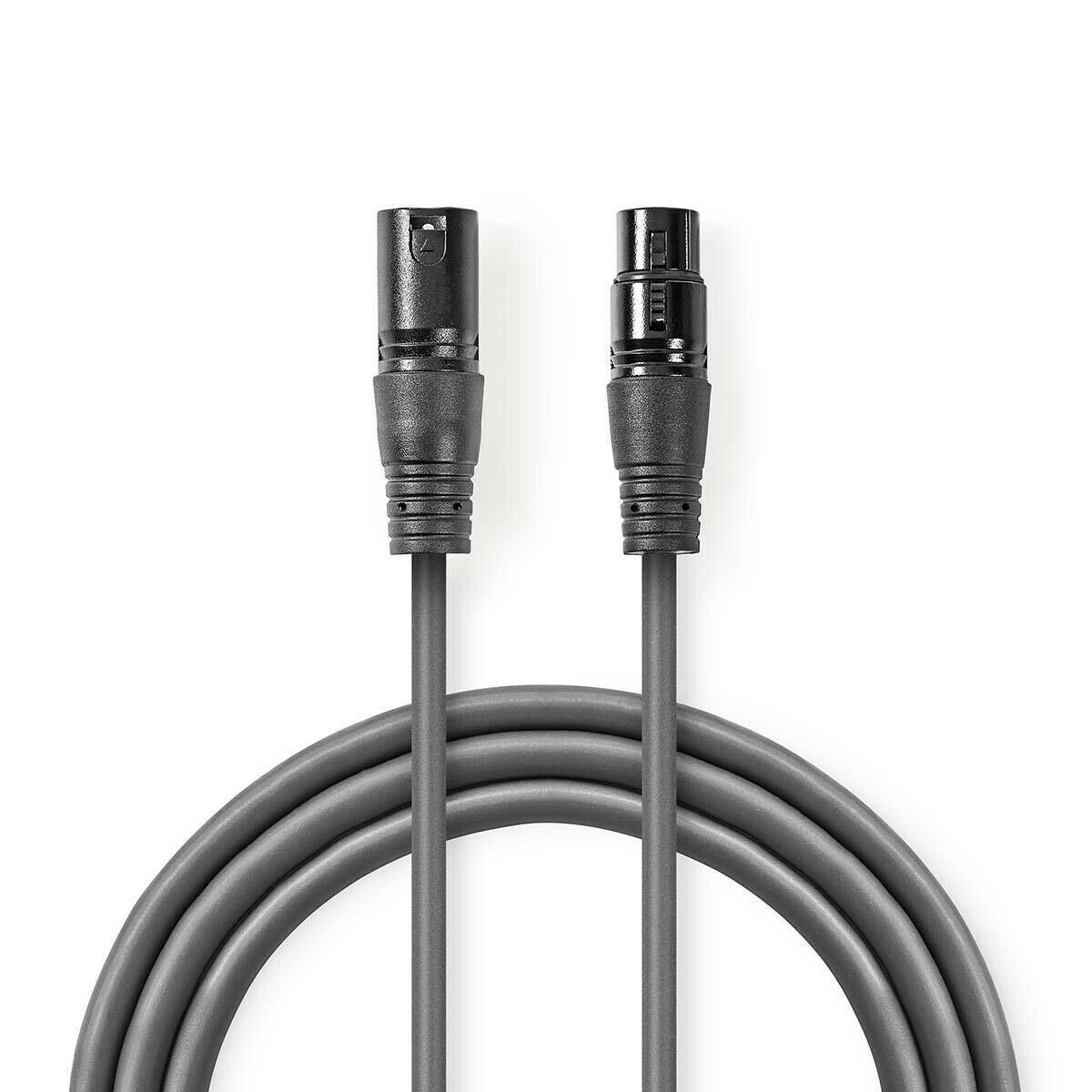 1m Microphone Speaker Lead Mic Cable XLR Patch Lead Balanced Male to Female Plug
