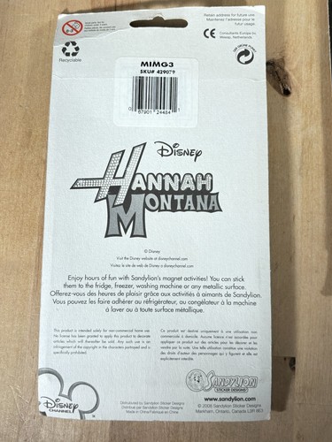 2 Vtg Disney Hannah Montana Magnet Sets, Sandylion, Miley Cyrus, NEW in Package - Picture 3 of 5