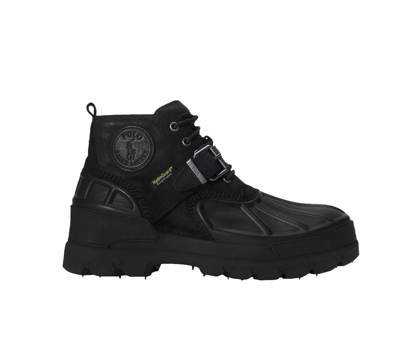 Ralph Lauren Purple Label 43 / 9 Rain Boots Black Rubber Leather Ralph Lauren Purple Label Men main image 4