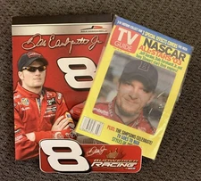 2003 Dale Earnhardt Jr NASCAR 3-D Collectible TV Guide, Notepad, Bookmark