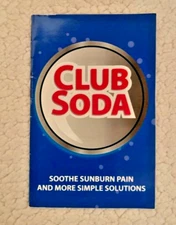 CLUB SODA  Soothe Sunburn Pain And More Simple Solutions Jeff Davidson