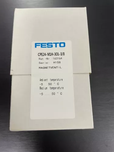 Neu One Festo CPE24-M1H-3OL-3/8 163164 CPE24M1H3OL3/8 Magnetventil - Bild 1 von 1