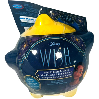 Walt Disney Wish Wishing Star 3 Inch Mini Plush Collectible Toy - NEW
