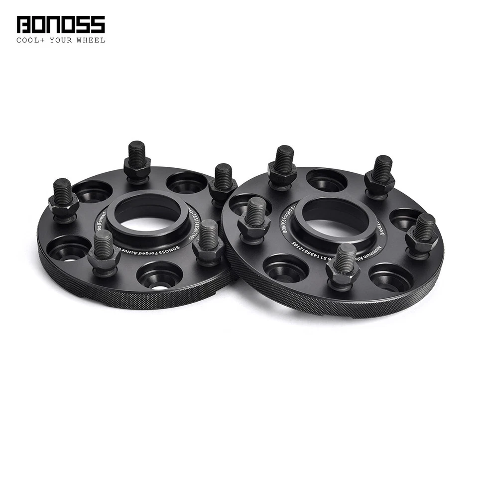 BONOSS 2x 15mm 2x 20mm Hub Centric Wheel Spacers for Acura TSX TLX MDX 5x114.3 - Image 2 of 4