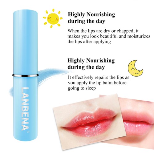 Hyaluronic Acid Lip Balm Lip Plumper Natural Extract Fade Lip Lines D6L0 - Picture 6 of 11