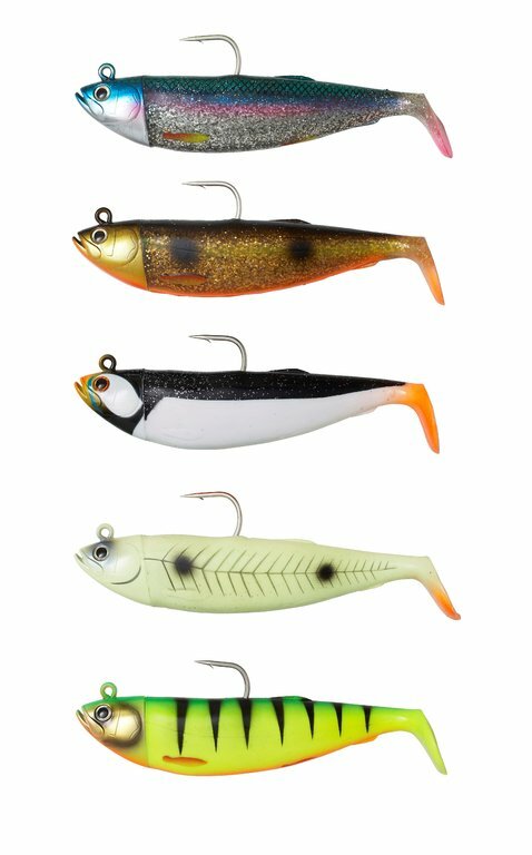 SAVAGE GEAR Cutbait Herring Gummifisch mit Bigfish-Haken Heilbuttköder 270g/460g