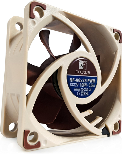 Ventilateur silencieux premium Nf-A6X25 PWM 4 broches (60 mm marron) - Photo 2/12