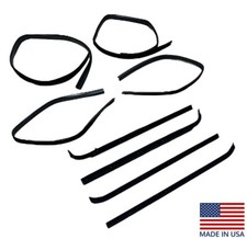 Kit de línea de cinturón de puerta y canal de funcionamiento de vidrio para camioneta Ford 1973-1979 (hecho en EE. UU.)