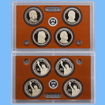 2012 S Proof Presidential Dollar Set ~ 4 Coins US Mint ~ No Box