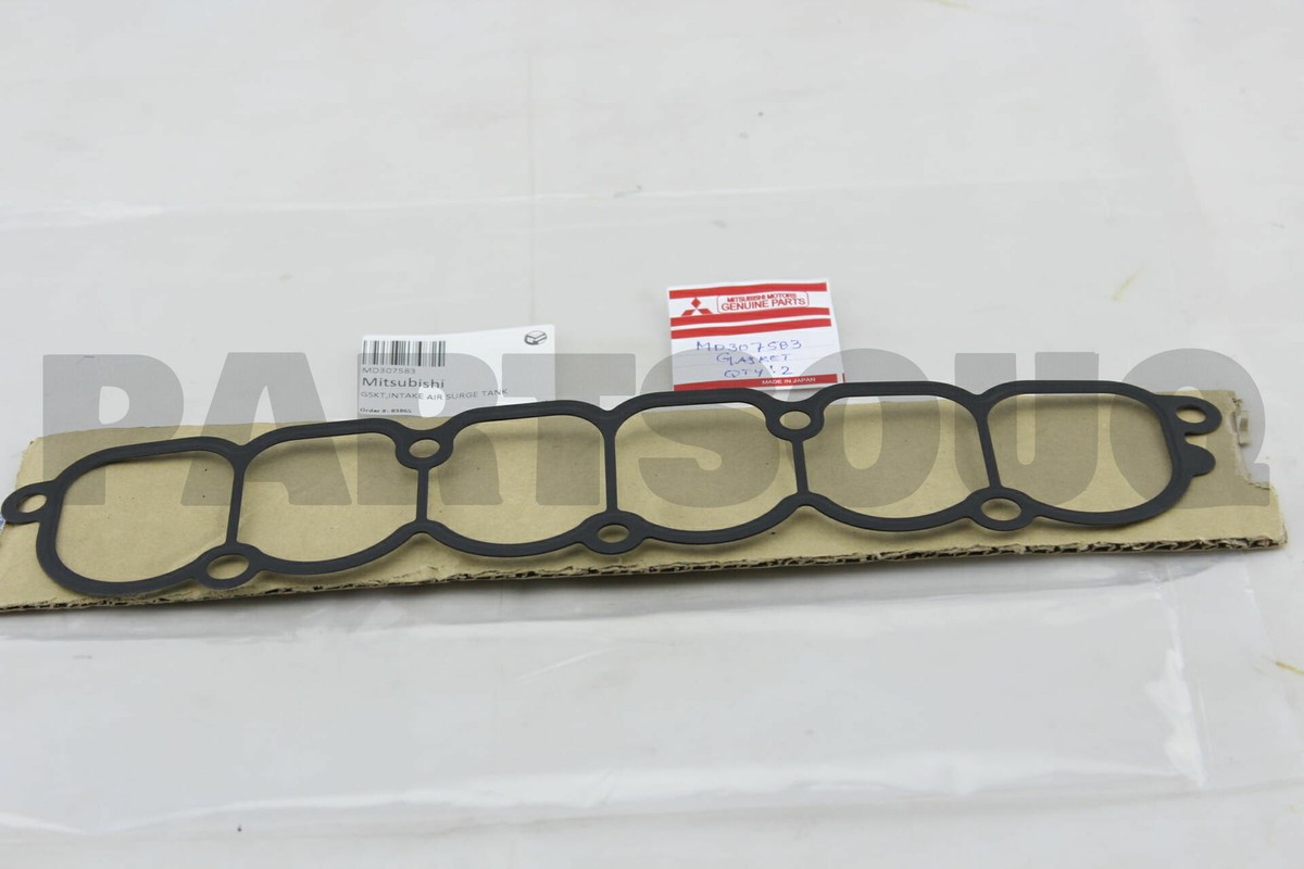 MD307583 Genuine Mitsubishi GSKT,INTAKE AIR SURGE TANK | eBay