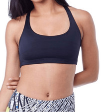 NWT Onzie chic black yago workout sports bra size M