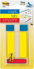 3M Post-It Write-On Tabs/Flags (52 Tabs) 6 Pack Index Stickers Tab Stick Note