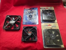 4) Kingwin/Rosewill  120mm & 1) Coolermaster 140mm Case fans