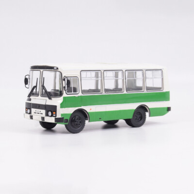 1/43 MODIMIO Soviet small high-rise bus PAZ-3205 Russian town commuter bus Model