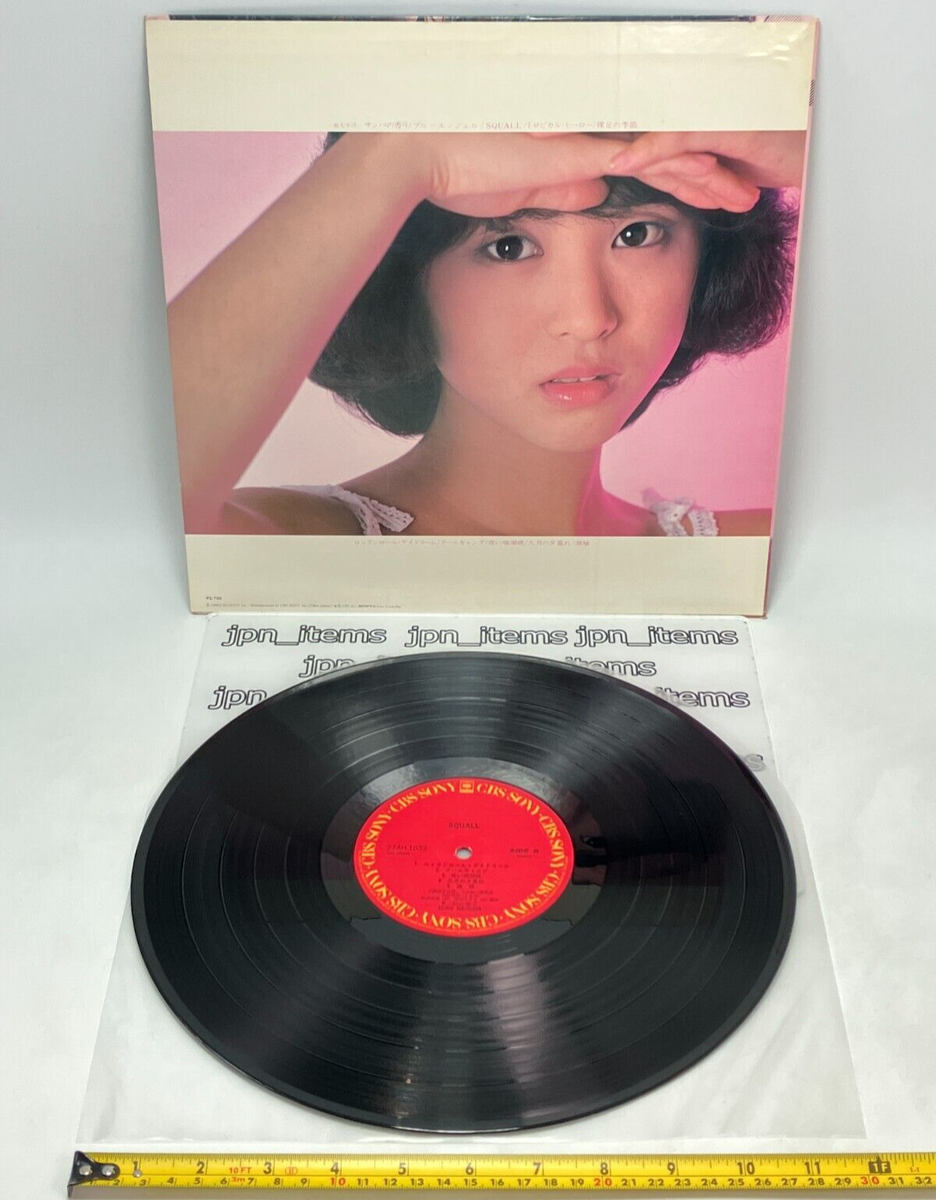 Seiko Matsuda 1st Album Squall LP Vinyl Record 1980 Japan