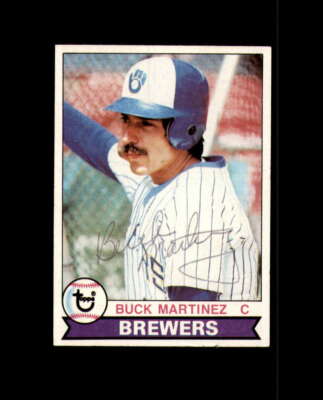 Buck Martinez Hand Signed 1979 Topps Milwaukee Brewers Autograph