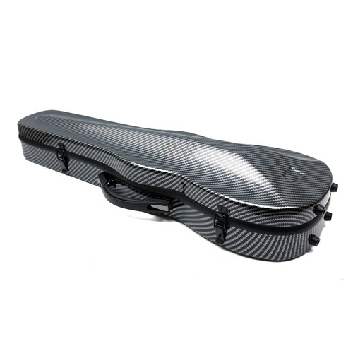 Black Violin Case 4/4 Full Size Carbon Fiber Hard Violin Case Violin Backpack US - Picture 7 of 12