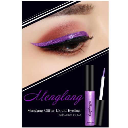 Liquid Glitter Eyeshadow Metallic Glitter Shimmer Waterproof Long Lasting Makeup - Picture 9 of 18