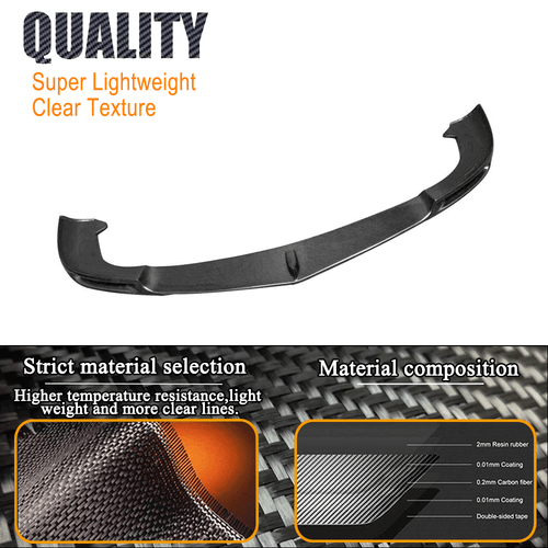 Cup Spoilerlippe Carbon Frontansatz Frontlippe für Mercedes Benz W218 CLS63 AMG - Picture 7 of 8