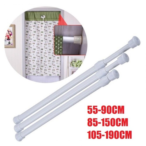Spring Loaded Extendable Telescopic Net Voile Tension Curtain Rail Pole Net Rod - Picture 5 of 14