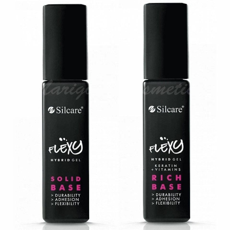 Silcare Flexy UV LED Gel Polish Hybrid Protein Solid / Vitamin Rich Base Coat 9g