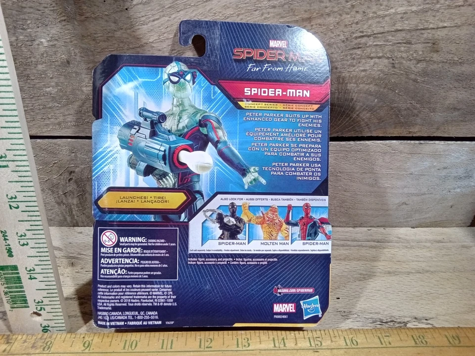 Экшн-фигурка 2018 Hasbro Marvel Spider-Man Far From Home 6 дюймов с пусковым устройством - Изображение 2 из 3