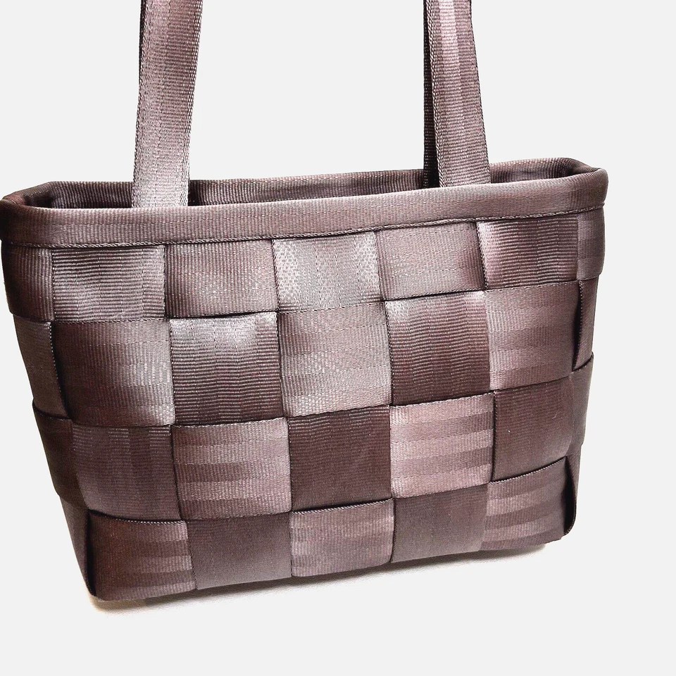 *HARVEY'S The Original Cinturón de Seguridad Mediano Cremallera Superior Cartera Bolso Marrón CONSTRUIDO EN EE. UU. Foto 2 de 4