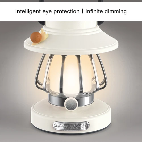 Snail Design Retro Hanging Kerosene Lamp Outdoor Tent Camping Lamp Rechargeable - Picture 6 of 21