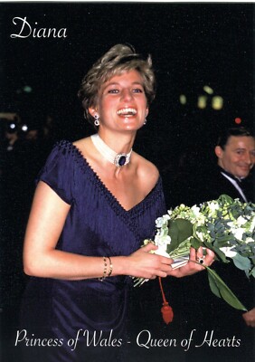 ~~~ ORGINAL~~~ POSTKARTE ~~~ Lady Diana Prinzessin von Wales