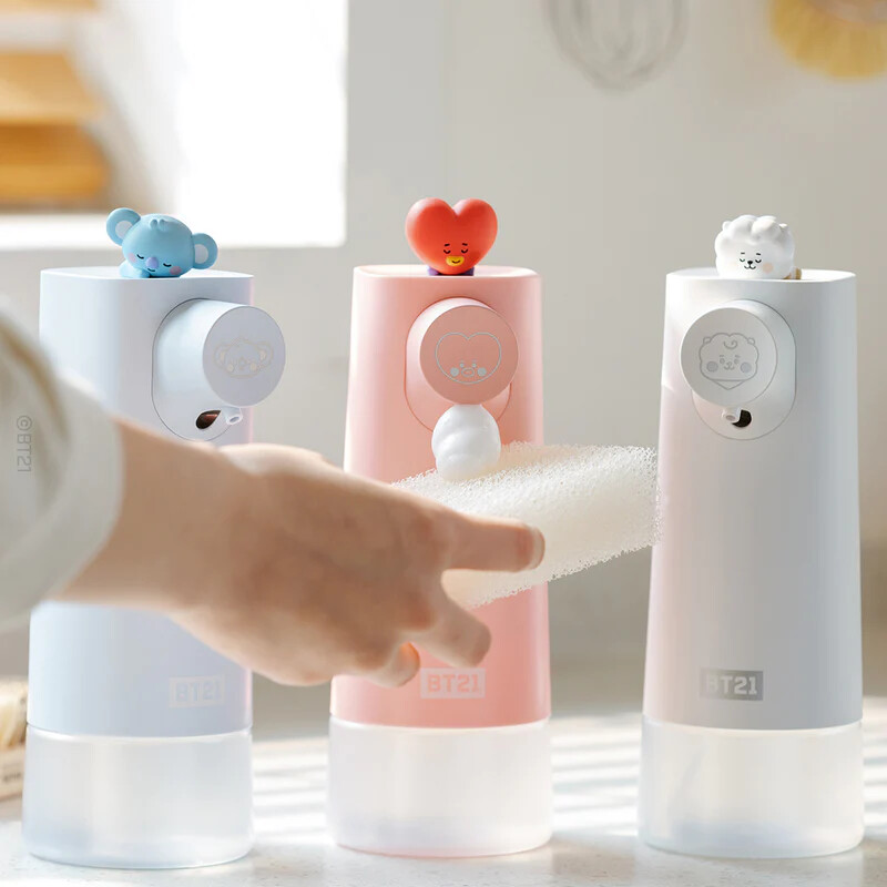 [US Seller] BT21 Baby Auto Soap Dispenser + Refill Soap by BTS eBay