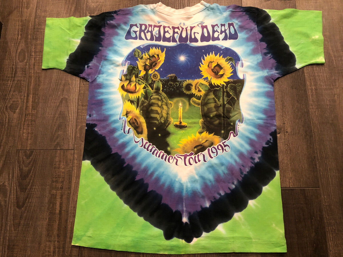 XL VTG 90s Liquid Blue Grateful Dead Turtle Terrapin XL VTG 90s Liquid Blue Grateful Dead Turtle Terrapin