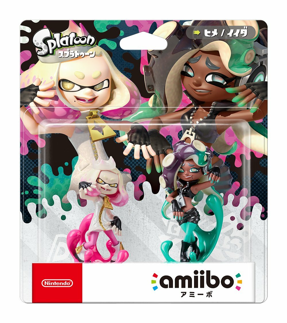 Nintendo Amiibo Hime And Iiida 2pack Set Splatoon Series Japan Ver 