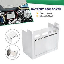 Chrome Battery Side Cover For Harley Dyna Wide Super Glide Sportster 883 1200 US