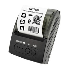 NETUM Bluetooth Receipt Printer, Portable 58mm Mini Thermal Pos Printer, Comp...