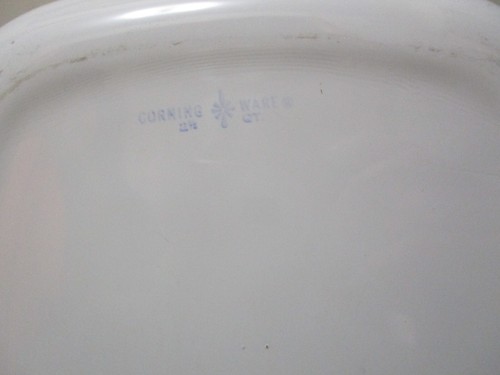Rare Corning Ware Black Trefoil Scroll 2 1/2 Qt Casserole Dish With Lid - Picture 7 of 9