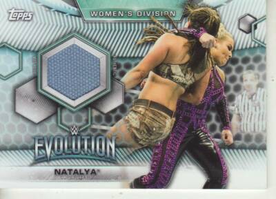 2019 WWE Women's Division Evolution mat relic Natalya /199