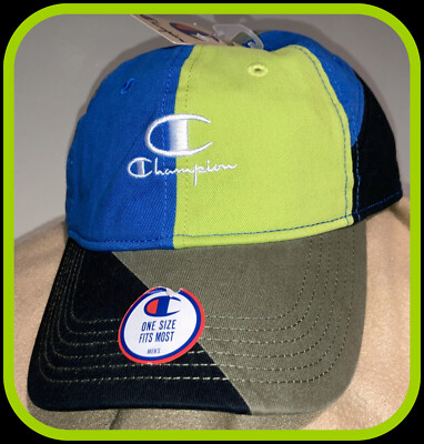 CHAMPION MULTI COLOR ADULT ADJUSTABLE CAP NEW WITH TAGS FREE SHIPPING